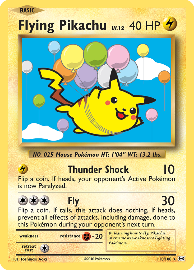 Flying Pikachu (110/108) [XY: Evolutions] | Good Games Modbury