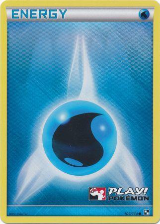 Water Energy (107/114) (Play Pokemon Promo) [Black & White: Base Set] | Good Games Modbury