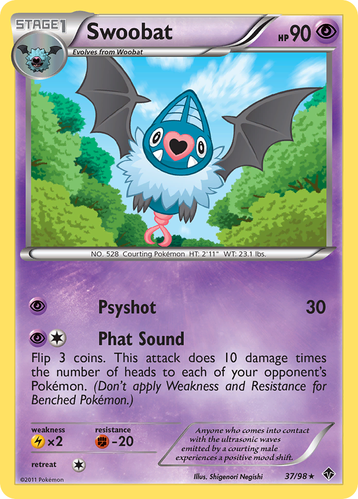 Swoobat (37/98) [Black & White: Emerging Powers] | Good Games Modbury