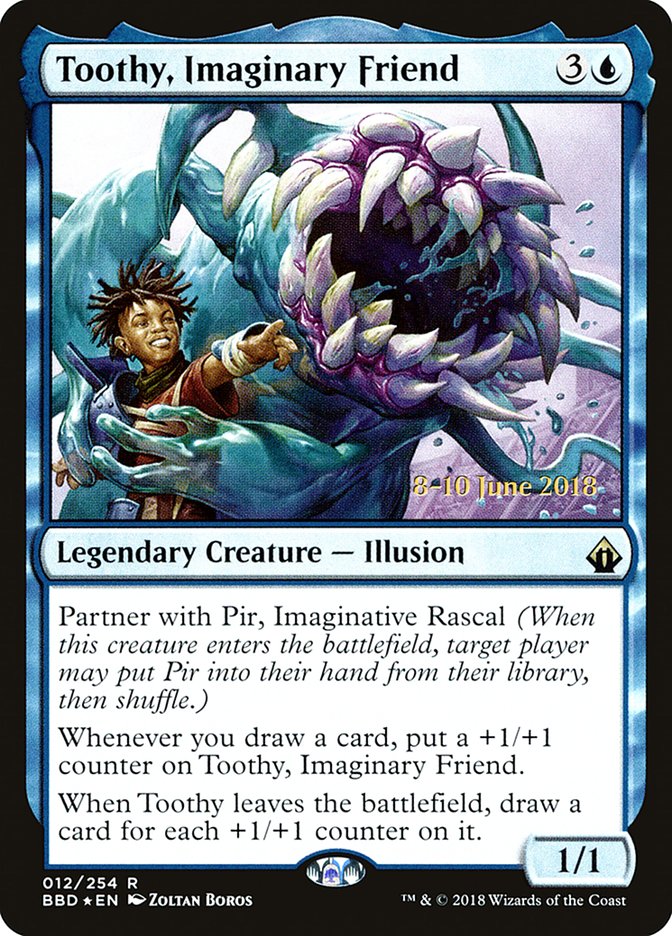 Toothy, Imaginary Friend [Battlebond Prerelease Promos] | Good Games Modbury