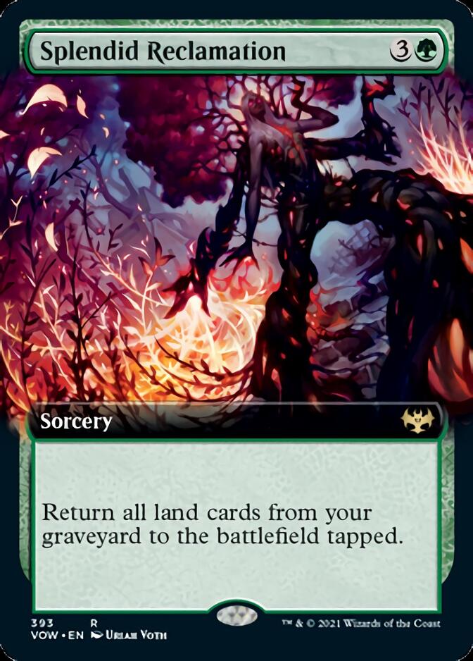 Splendid Reclamation (Extended Art) [Innistrad: Crimson Vow] | Good Games Modbury