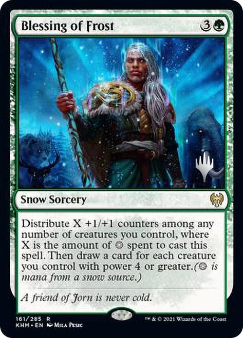 Blessing of Frost (Promo Pack) [Kaldheim Promos] | Good Games Modbury