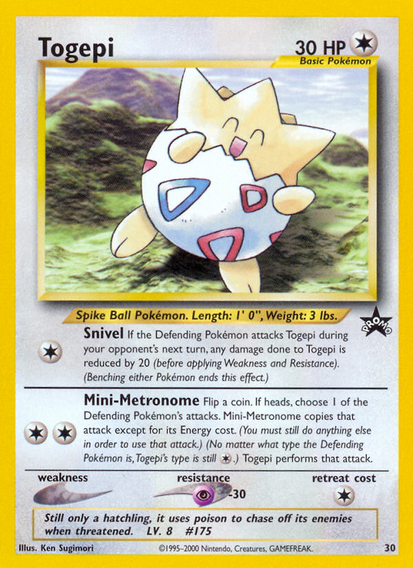 Togepi (30) [Wizards of the Coast: Black Star Promos] | Good Games Modbury