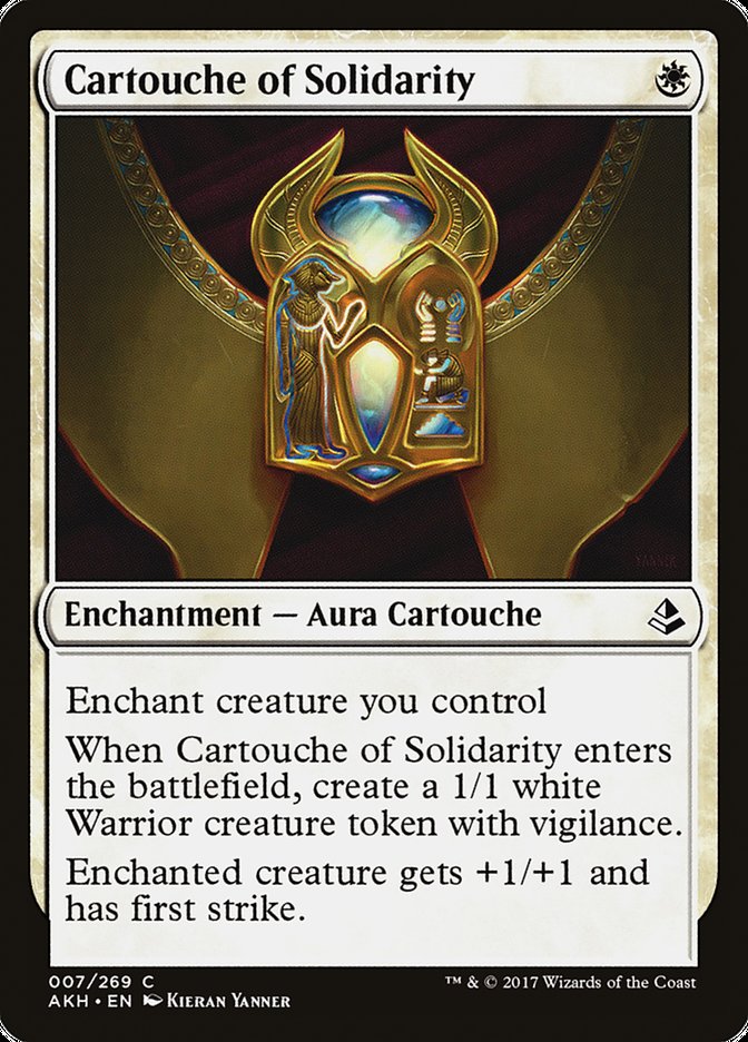 Cartouche of Solidarity [Amonkhet] | Good Games Modbury