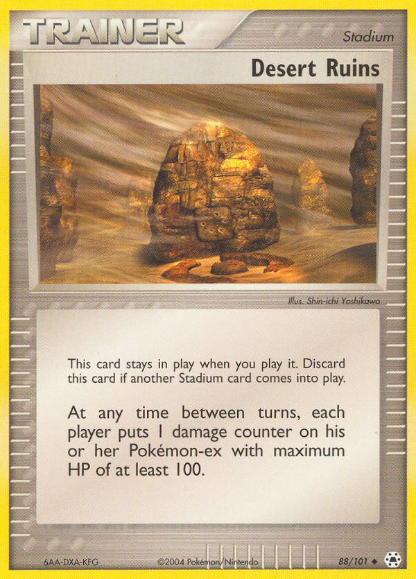 Desert Ruins (88/101) [EX: Hidden Legends] | Good Games Modbury