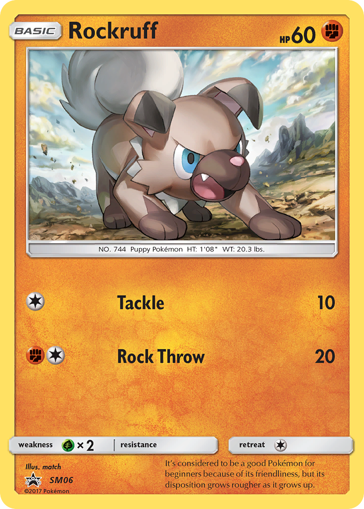 Rockruff (SM06) [Sun & Moon: Black Star Promos] | Good Games Modbury