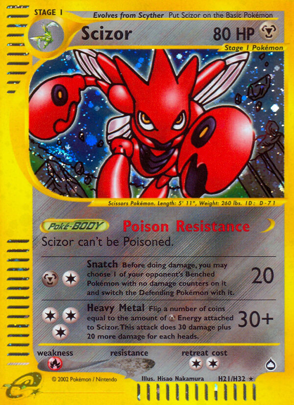 Scizor (H21/H32) [Aquapolis] | Good Games Modbury