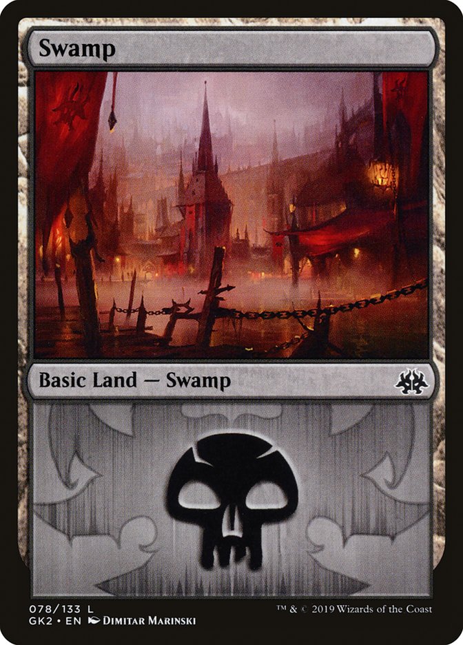 Swamp (78) [Ravnica Allegiance Guild Kit] | Good Games Modbury