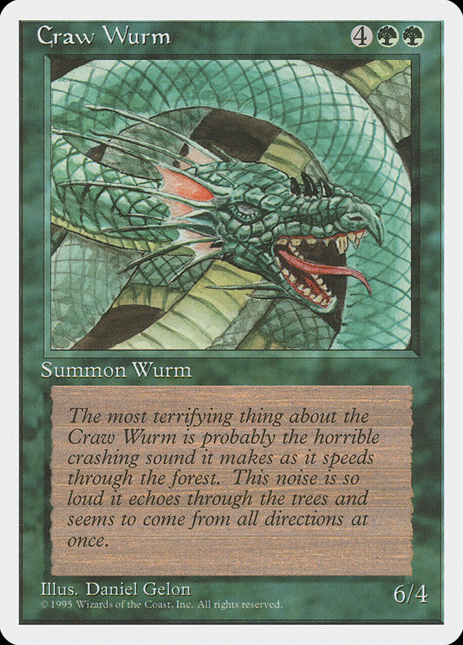Craw Wurm [Fourth Edition] | Good Games Modbury