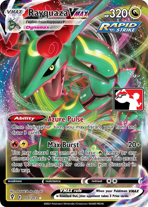 Rayquaza VMAX (111/203) [Prize Pack Series One] | Good Games Modbury