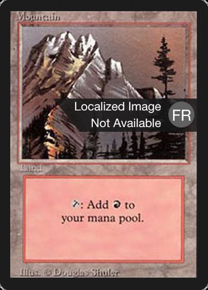 Mountain (A) [Foreign Black Border] | Good Games Modbury