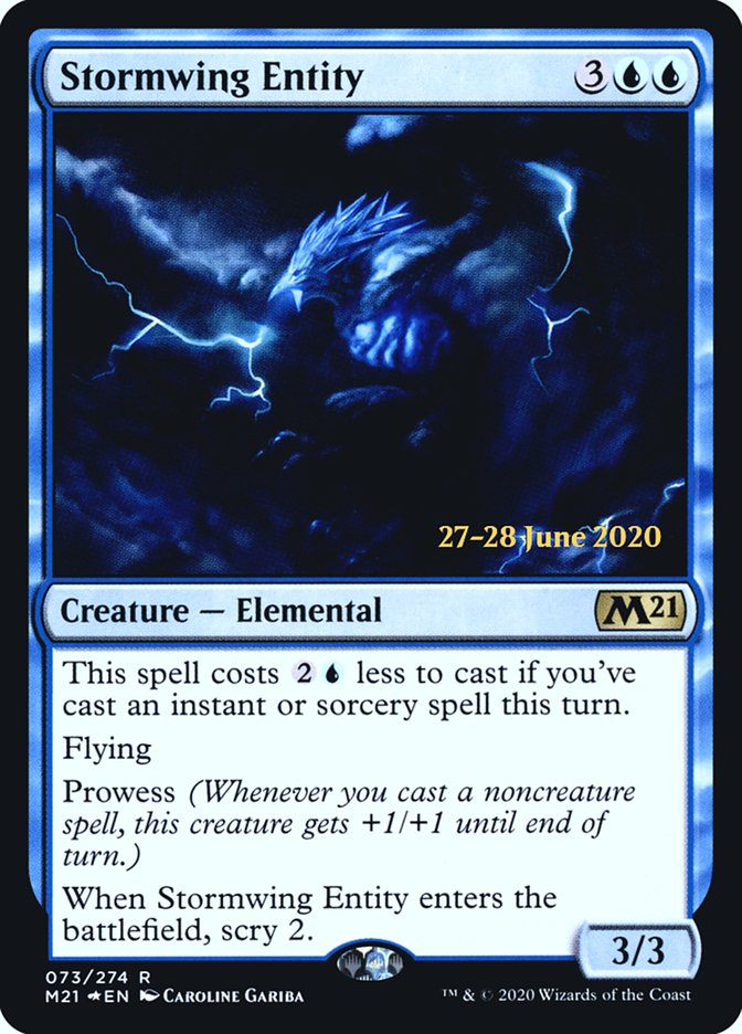 Stormwing Entity [Core Set 2021 Prerelease Promos] | Good Games Modbury