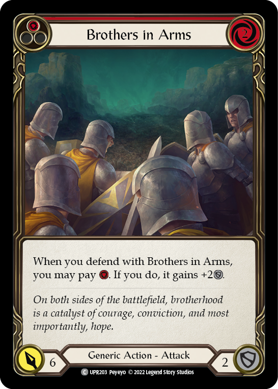 Brothers in Arms (Red) [UPR203] (Uprising) | Good Games Modbury