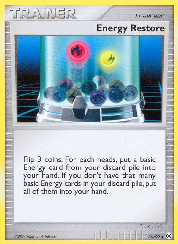 Energy Restore (86/99) [Platinum: Arceus] | Good Games Modbury