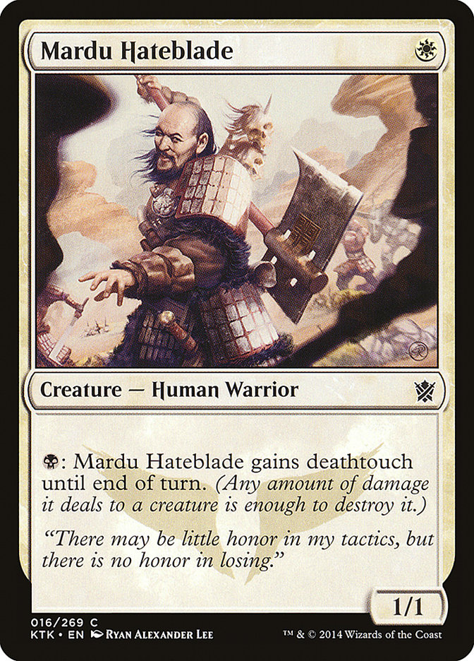 Mardu Hateblade [Khans of Tarkir] | Good Games Modbury