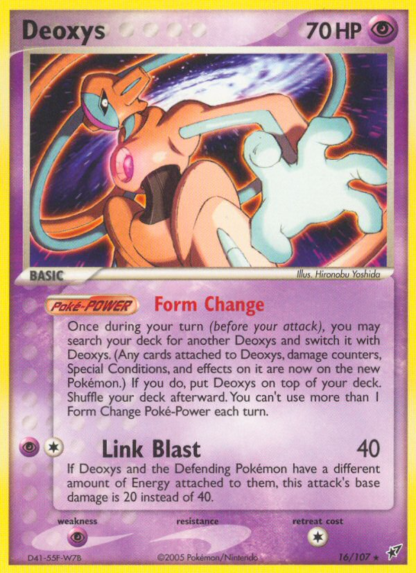 Deoxys (16/107) [EX: Deoxys] | Good Games Modbury