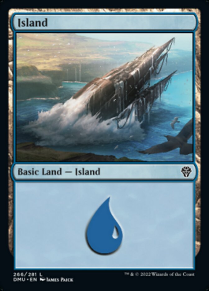 Island (266) [Dominaria United] | Good Games Modbury