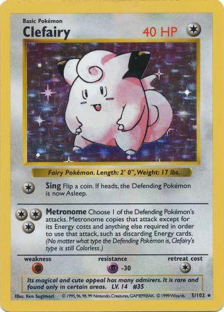 Clefairy (5/102) [Base Set Shadowless Unlimited] | Good Games Modbury