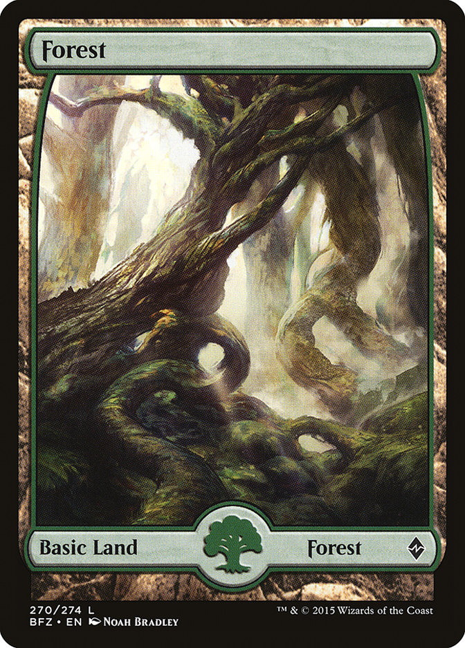 Forest (270) [Battle for Zendikar] | Good Games Modbury