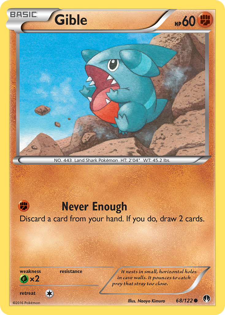 Gible (68/122) [XY: BREAKpoint] | Good Games Modbury