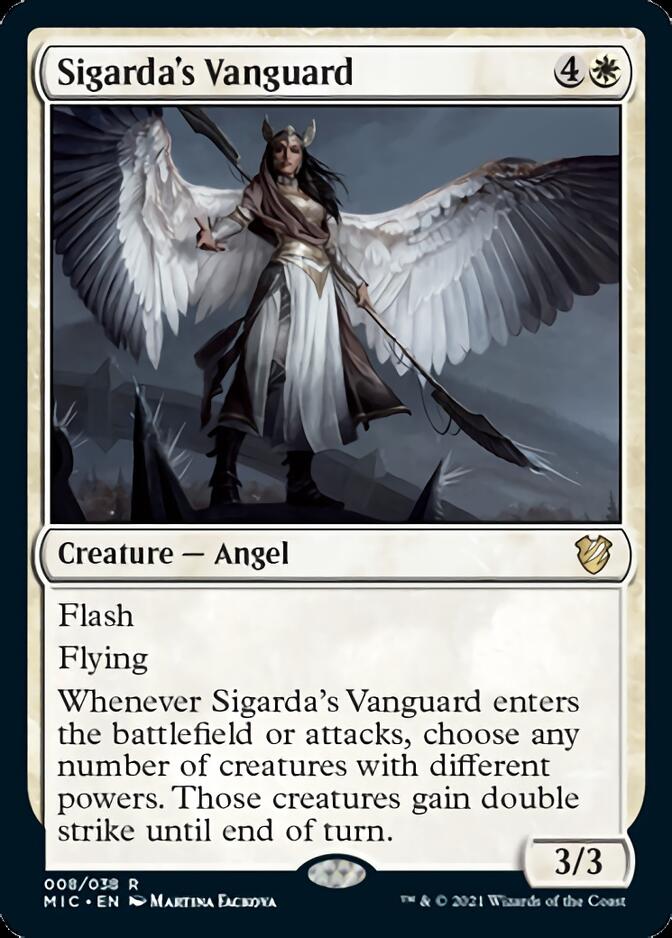 Sigarda's Vanguard [Innistrad: Midnight Hunt Commander] | Good Games Modbury