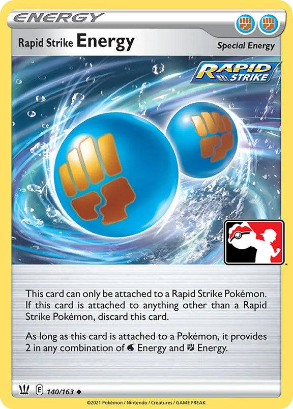 Rapid Strike Energy (140/163) [Prize Pack Series Two] | Good Games Modbury