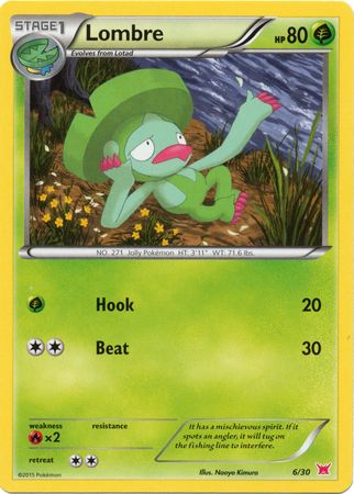 Lombre (6/30) [XY: Trainer Kit 2 - Latias] | Good Games Modbury