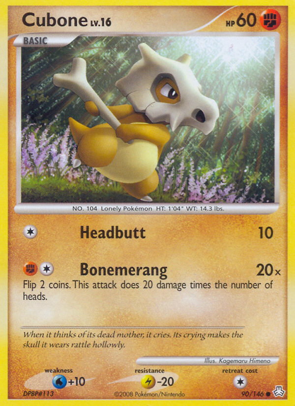 Cubone (90/146) [Diamond & Pearl: Legends Awakened] | Good Games Modbury