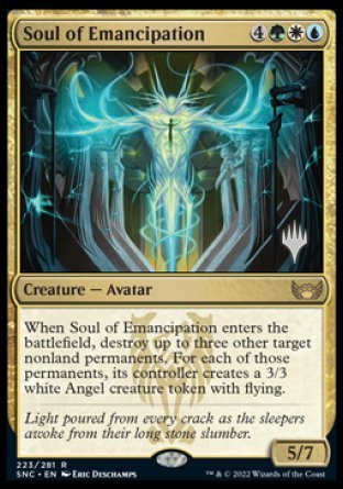 Soul of Emancipation (Promo Pack) [Streets of New Capenna Promos] | Good Games Modbury