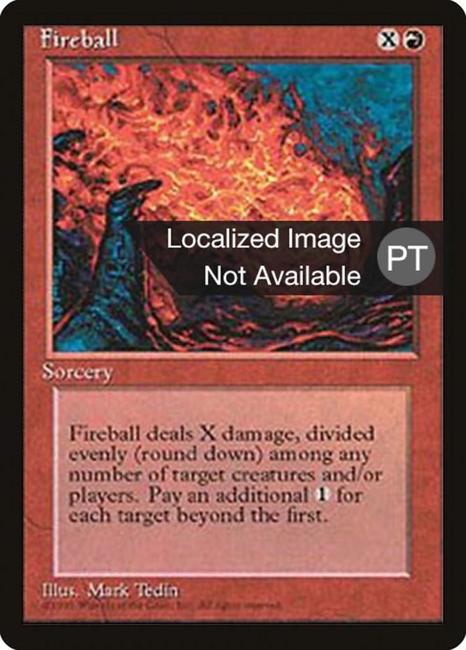 Fireball [Fourth Edition (Foreign Black Border)] | Good Games Modbury