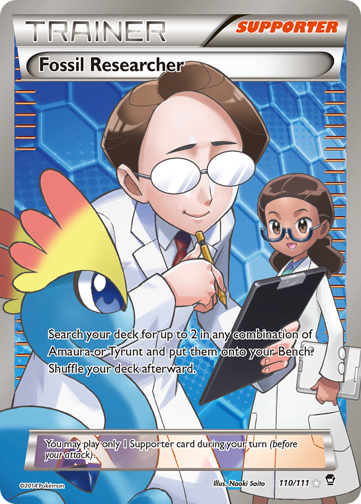Fossil Researcher (110/111) [XY: Furious Fists] | Good Games Modbury