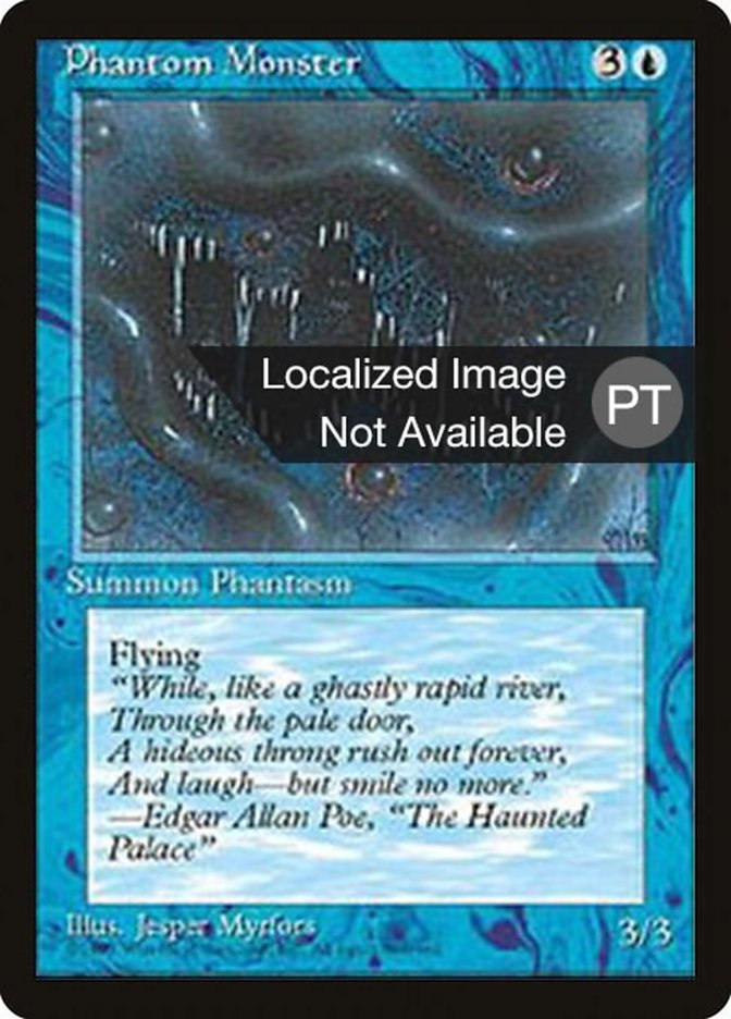 Phantom Monster [Fourth Edition (Foreign Black Border)] | Good Games Modbury