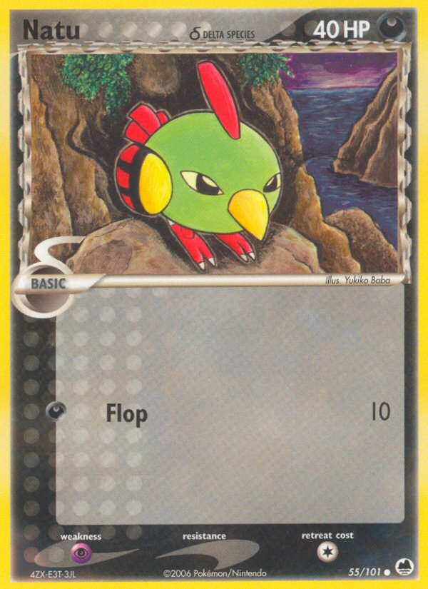 Natu (55/101) (Delta Species) [EX: Dragon Frontiers] | Good Games Modbury