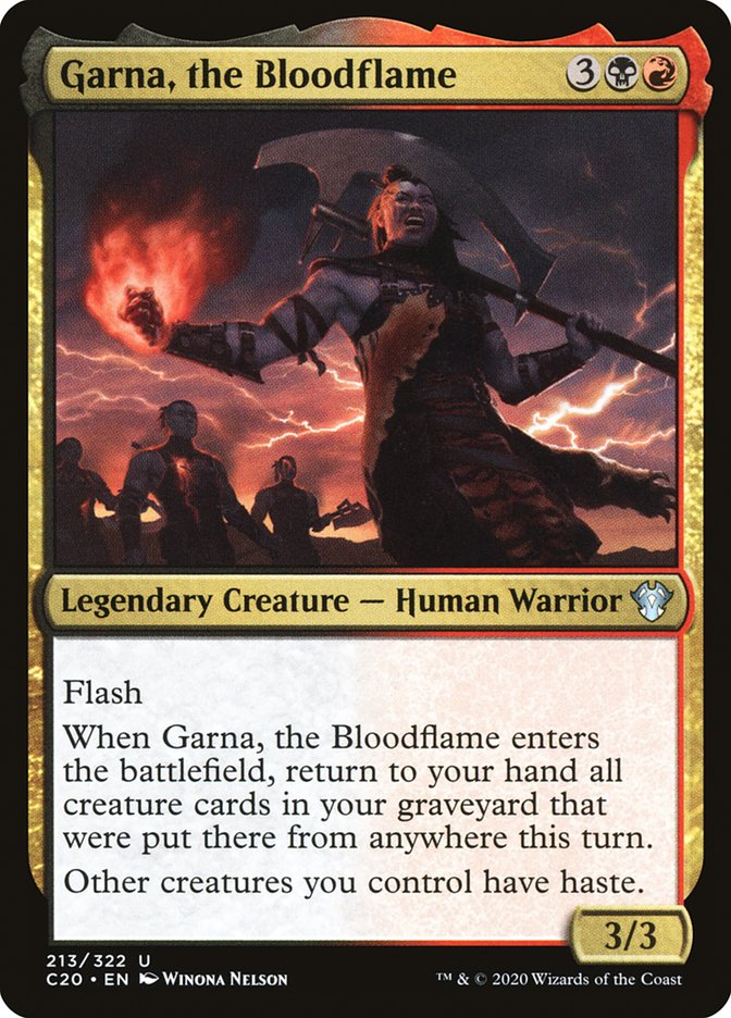 Garna, the Bloodflame [Commander 2020] | Good Games Modbury