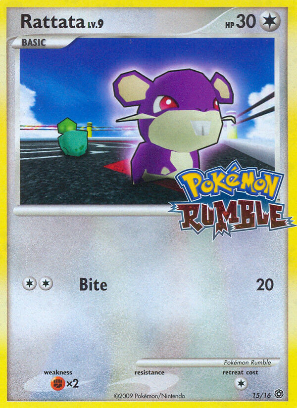 Rattata (15/16) [Pokémon Rumble] | Good Games Modbury