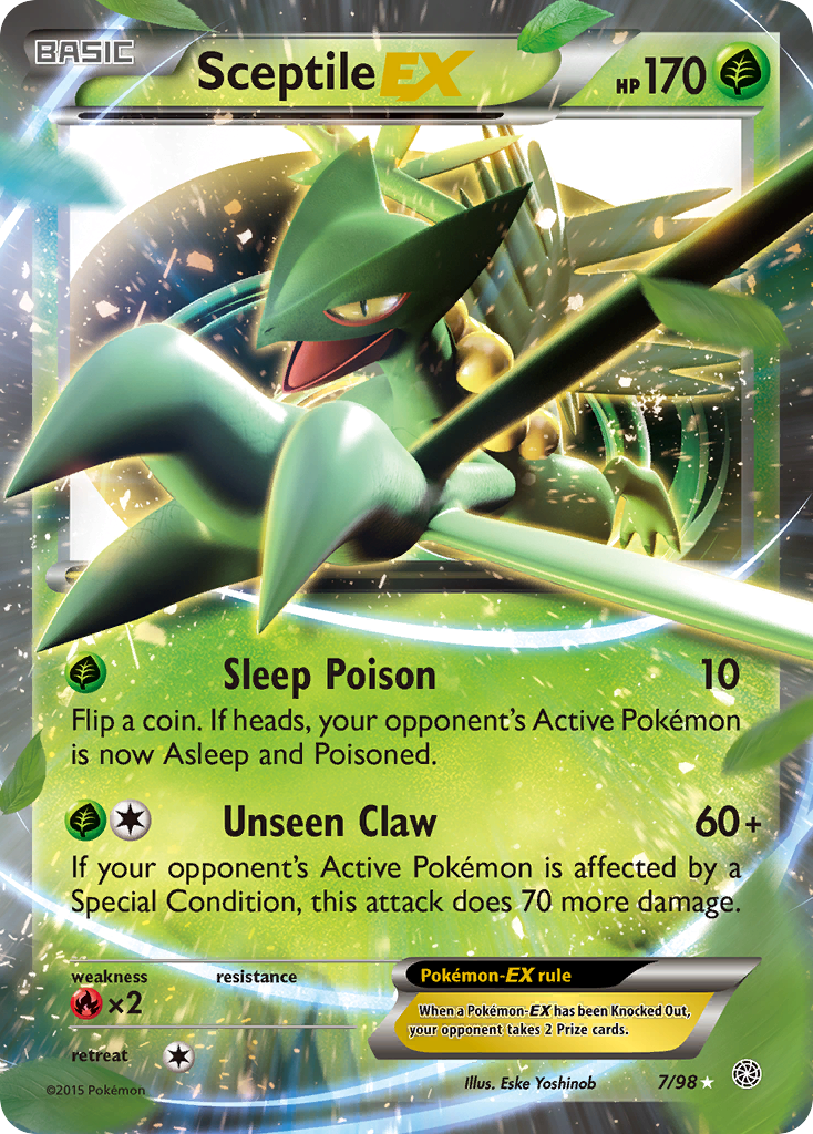 Sceptile EX (7/98) [XY: Ancient Origins] | Good Games Modbury