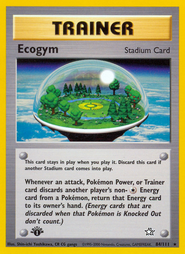 Ecogym (84/111) [Neo Genesis 1st Edition] | Good Games Modbury