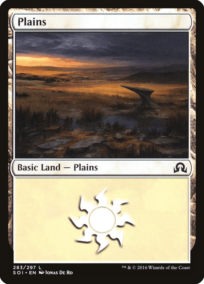 Plains (283) [Shadows over Innistrad] | Good Games Modbury