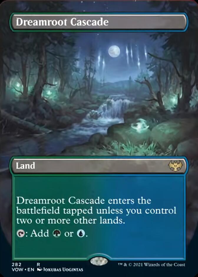 Dreamroot Cascade (Borderless Alternate Art) [Innistrad: Crimson Vow] | Good Games Modbury