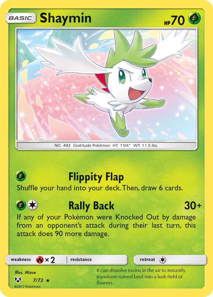 Shaymin (7/73) [Sun & Moon: Shining Legends] | Good Games Modbury