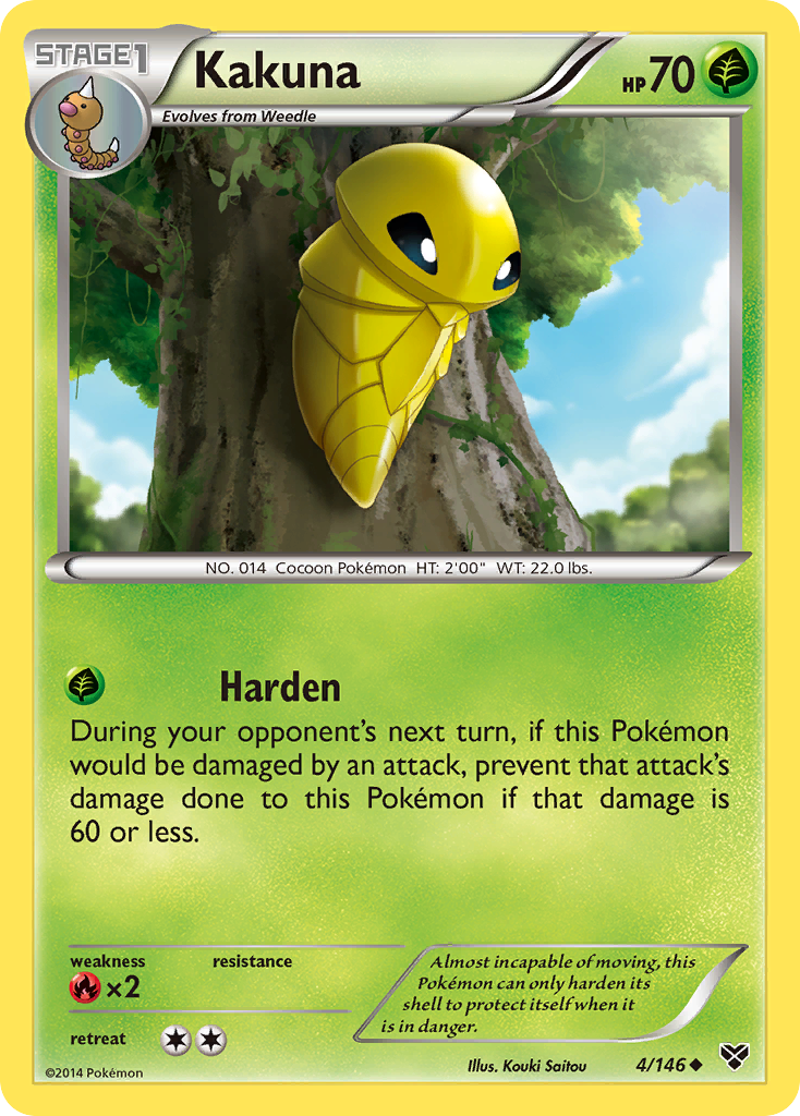 Kakuna (4/146) [XY: Base Set] | Good Games Modbury