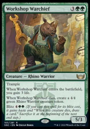 Workshop Warchief (Promo Pack) [Streets of New Capenna Promos] | Good Games Modbury