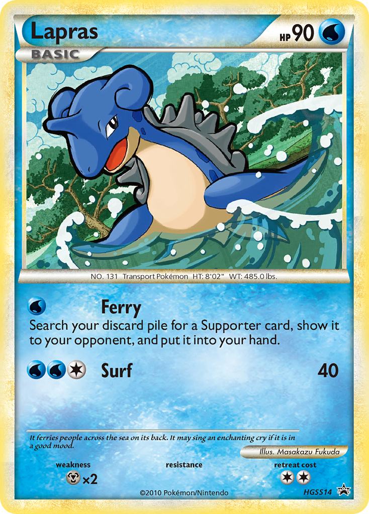 Lapras (HGSS14) [HeartGold & SoulSilver: Black Star Promos] | Good Games Modbury