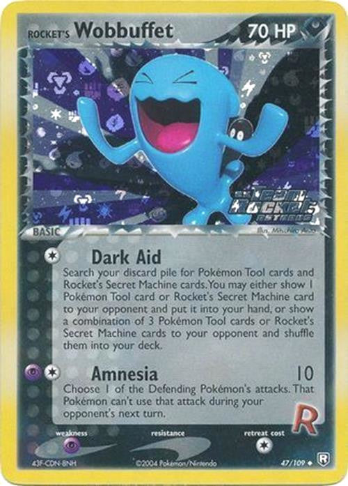 Rocket's Wobbuffet (47/109) (Stamped) [EX: Team Rocket Returns] | Good Games Modbury