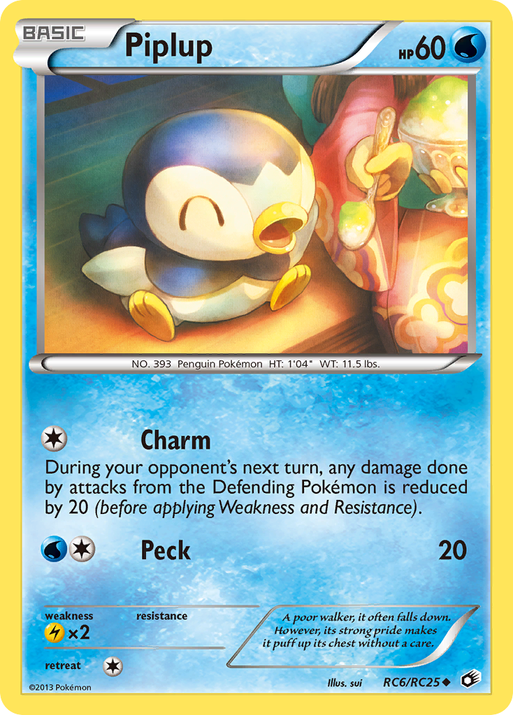 Piplup (RC6/RC25) [Black & White: Legendary Treasures] | Good Games Modbury