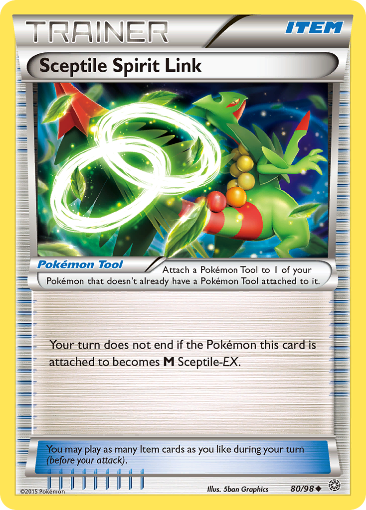 Sceptile Spirit Link (80/98) [XY: Ancient Origins] | Good Games Modbury