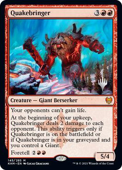 Quakebringer (Promo Pack) [Kaldheim Promos] | Good Games Modbury