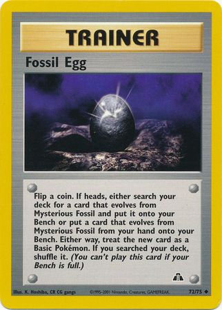 Fossil Egg (72/75) [Neo Discovery Unlimited] | Good Games Modbury