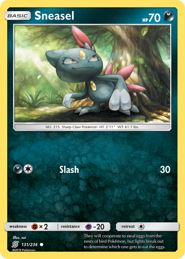 Sneasel (131/236) [Sun & Moon: Unified Minds] | Good Games Modbury