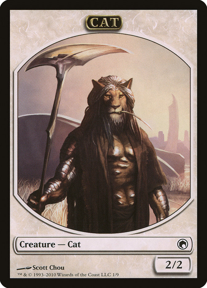 Cat Token [Scars of Mirrodin Tokens] | Good Games Modbury